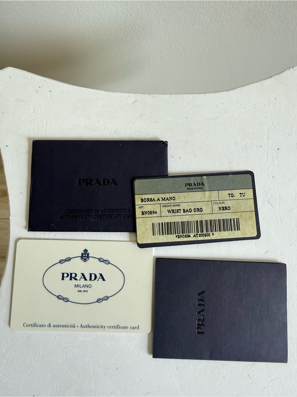 Prada Black Mini Handle Bag with Gold Hardware - Picture 8 of 8